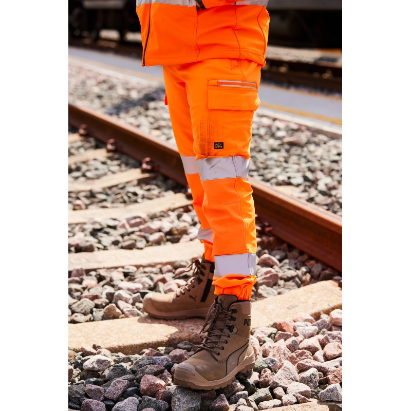 Hi vis hot sale orange joggers